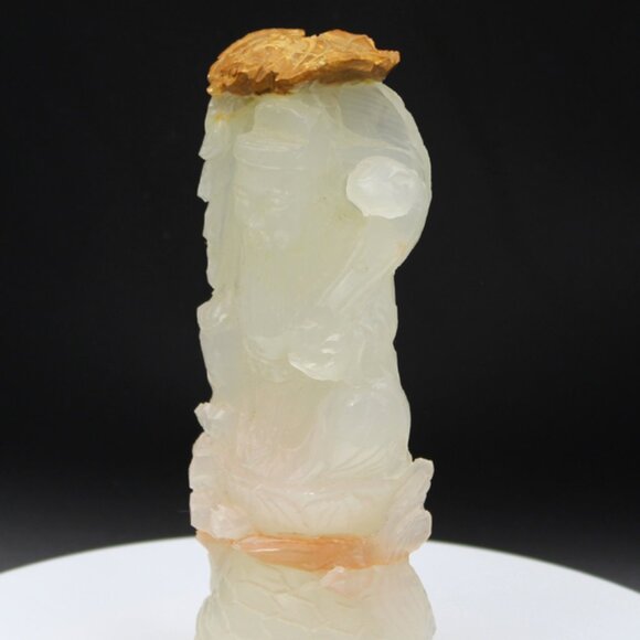 Antique Chinese Soapstone Sculpture - God of Wealth - Picture 5 of 12